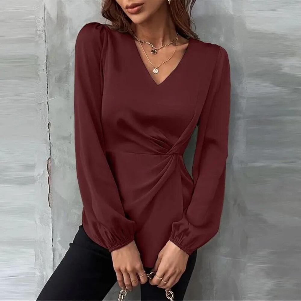satin blouse